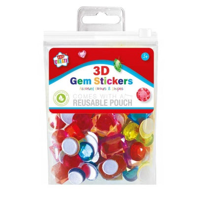 Kids Create 3D Sticker Gems