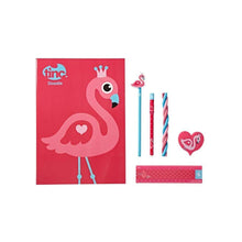Load image into Gallery viewer, Tinc Flamingo Stationery Gift Set