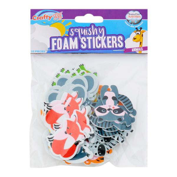 Crafty Bitz squishy Foam Animal Stickers