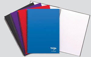 Tiger A4 Twin Wire Notebook 80 Lined Pages