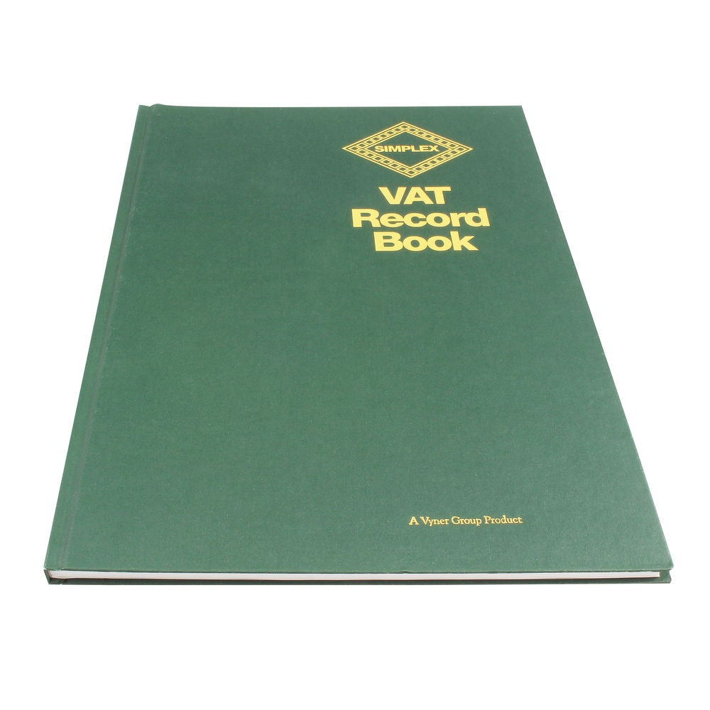 Simplex Hardback VAT Records Book