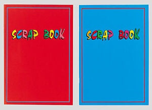 Scrap Book Red and Blue