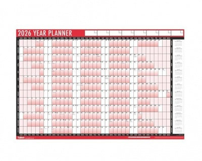 Tallon 2026 R&B Full Year Wall Planner