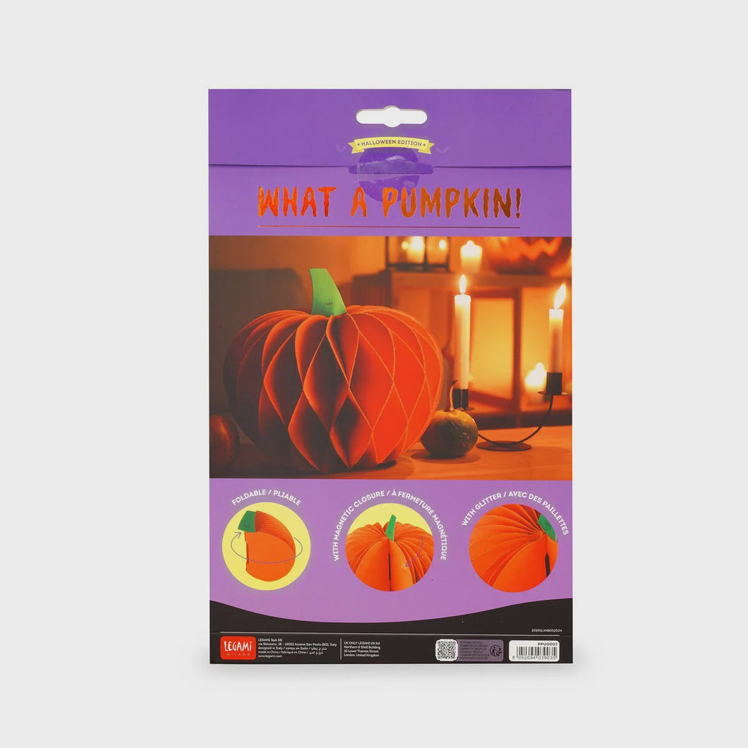 Legami Halloween Foldable Paper Pumpkin