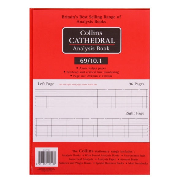 Cathedral Analysis Bk 96p Red 69/10.1