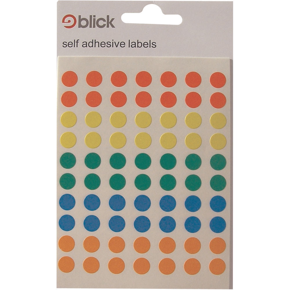 Blick Label Bag 8mm Asstd Pk350 003656