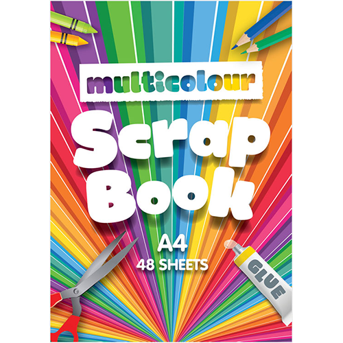 Multicolour Scrap Book A4 48 pages