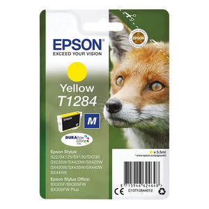 Epson T1284 Yellow Inkjet Cartridge
