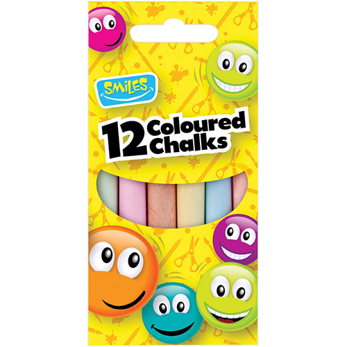 Smiles Coloured Chalk (12)