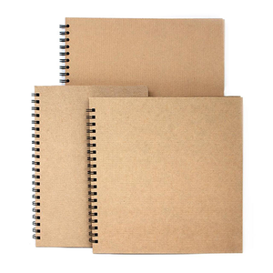 Artway Enviro Spiral Bound Black Card Sketchbook