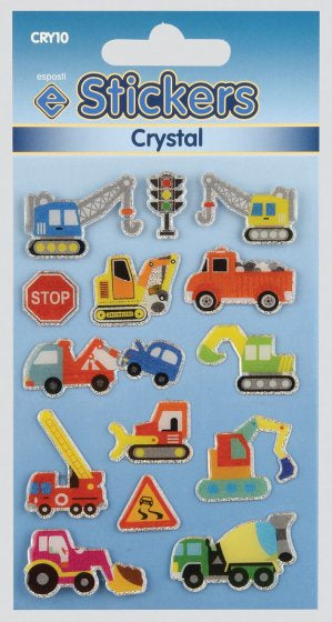 Crystal Construction Stickers