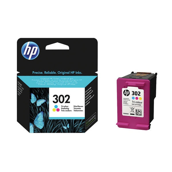 HP 302 Tri Colour Ink Cartridge
