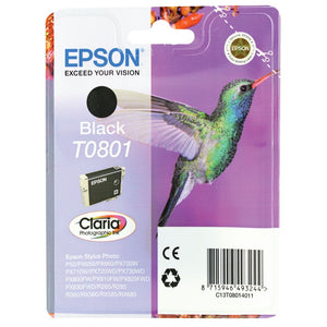 Epson Inkjet Cartridge T0801 Black