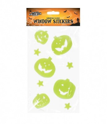 Halloween Glow in the Dark Window Stickers