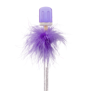 Tinc Ice Lolly Feather Pen - Purple