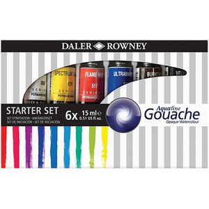 Daler Rowney Gouache Starter Set x 6