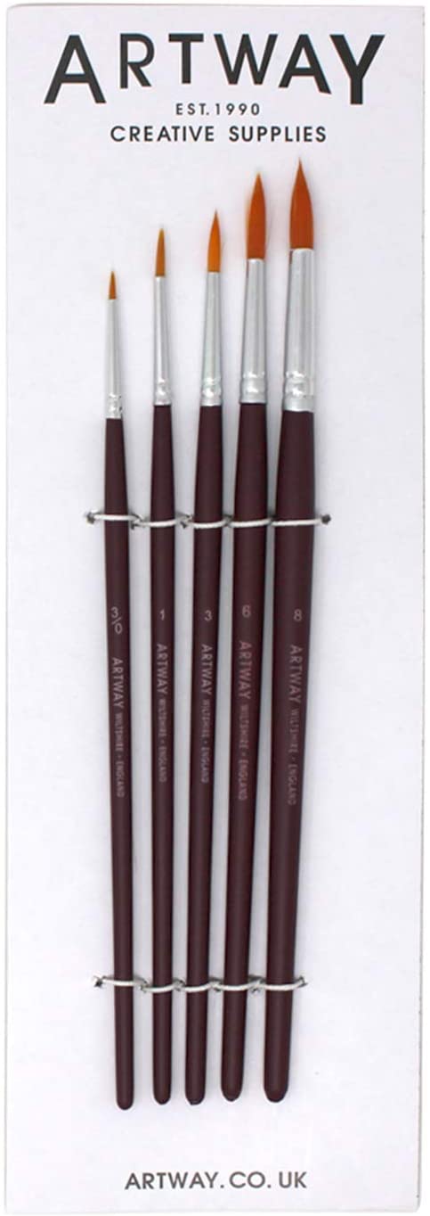 Artway Round Synthetic Fine Point Brushes