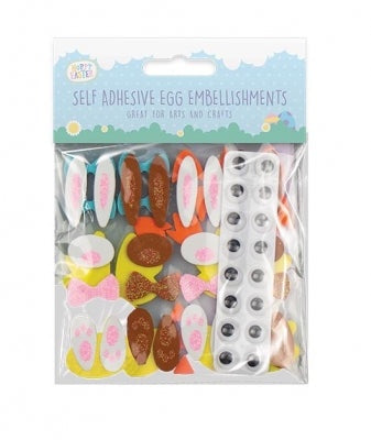 Easter Self Adhesive Egg Embellishments