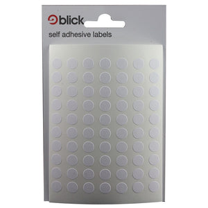 Blick Label Bag 8mm White pk490