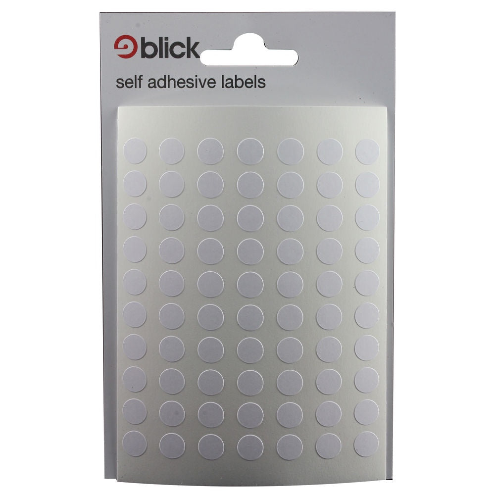Blick Label Bag 8mm White pk490