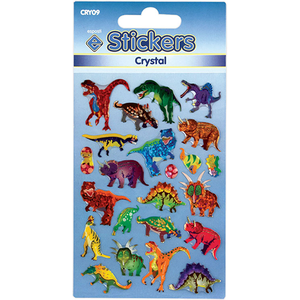 Crystal Stickers Dinosaurs