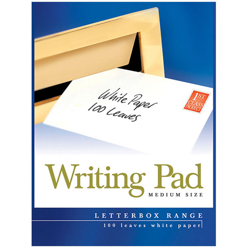 Letterbox Writing Pad Medium 100 leaves