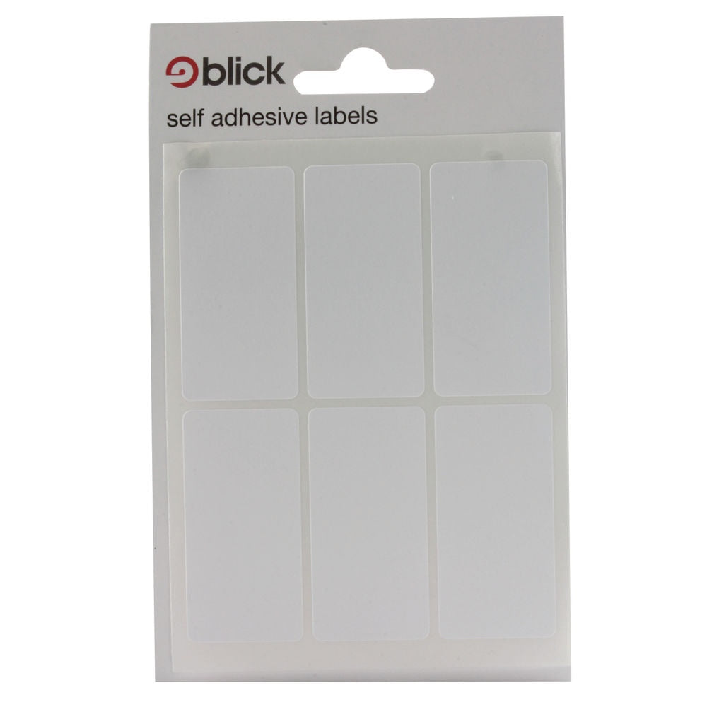 Blick Label Bag 25x50 Wht Pk42 001959