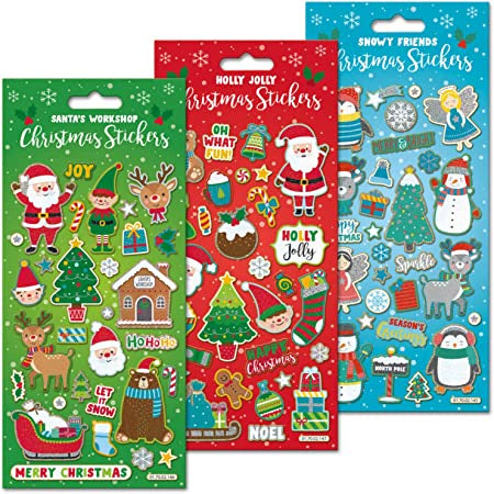 Foil Christmas Stickers