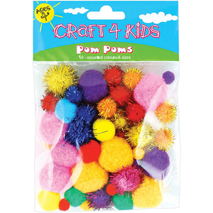 Craft 4 Kids Pom Poms Ass. 50