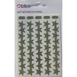 Blick Label Bag Metallic Stars Gold Pk 135