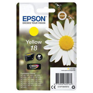 Epson 18 Yellow Inkjet Cartridge