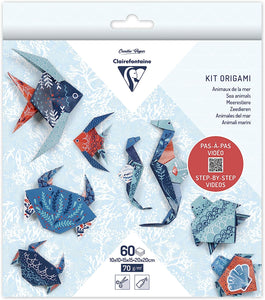 ClaireFontaine Origami 60 Sheets Assorted Sizes
