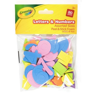 Crayola Foam Letters & Numbers