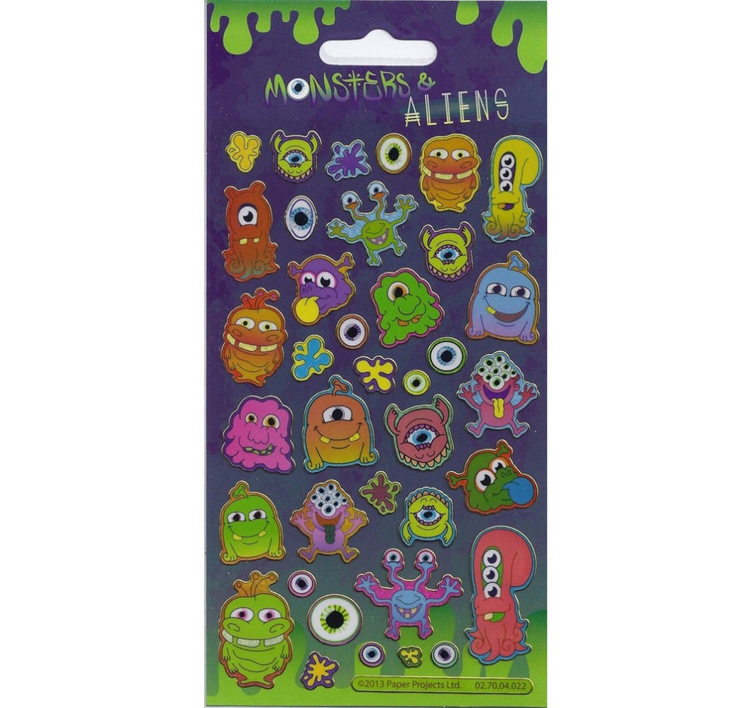 Monsters and Alien Stickers