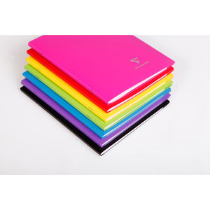Koverbook Polypro 17x 22cm Note Book with book Mark Flaps Ast