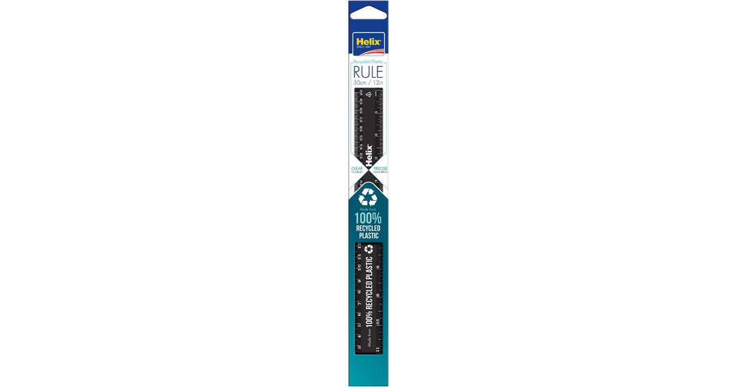 Helix Recycled Plastic Ruler