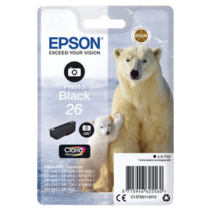 Epson 26 Photo Black Ink Cartridge