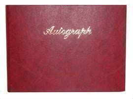 Autograph Book Blk, Blue and Red