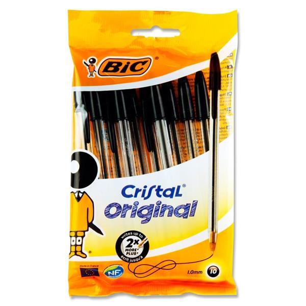 Bic Pkt.10 Cristal Ballpoint Pens
