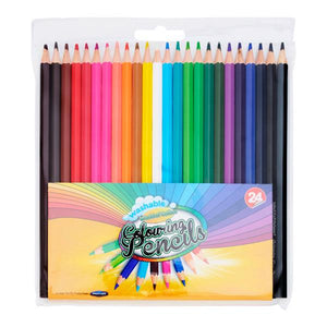 World of Colour Wallet 24 Full Size Colouring Pencils