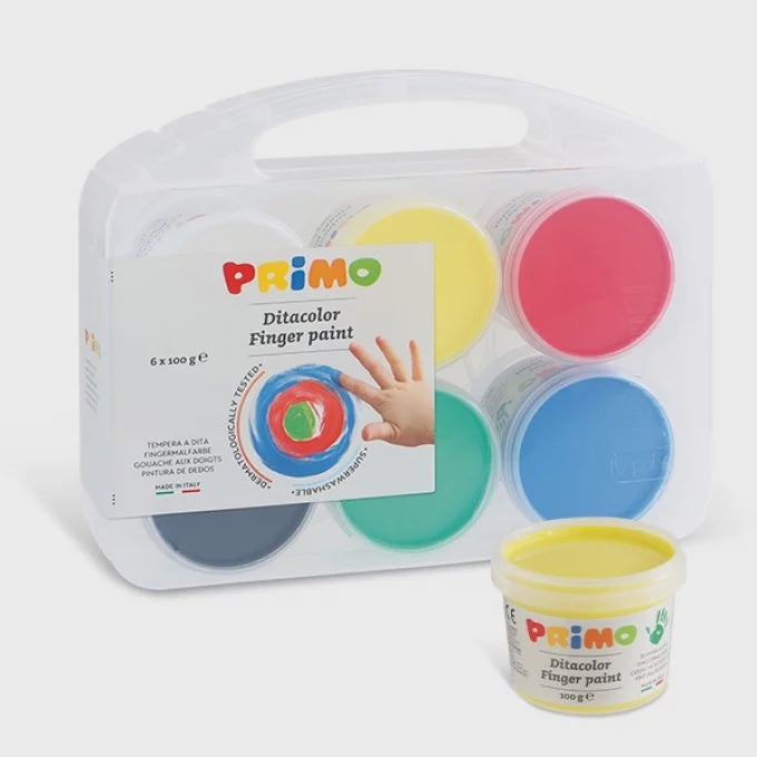 Primo Finger Paints 6x 100g