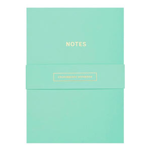 Colourblock A5 Notebook - Neo Mint
