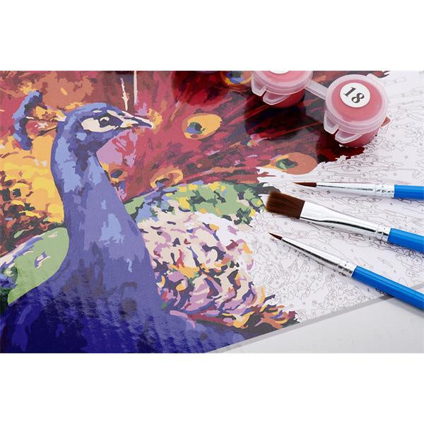 Peacock Painting by Numbers