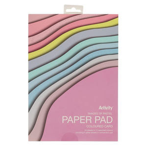 Coloured Paper Pad 180gsm