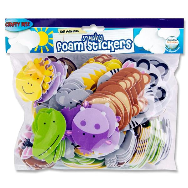 Crafty Bitz Squishy Foam Stickers - Animal