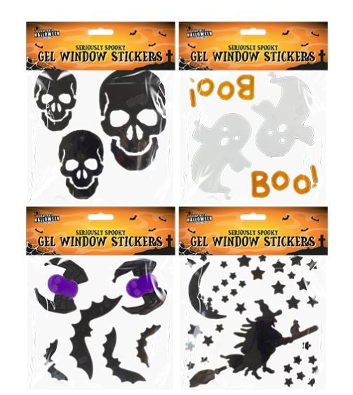 Halloween Gel window Stickers