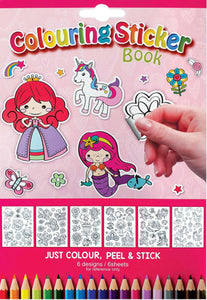 Colour your own Sticker Book