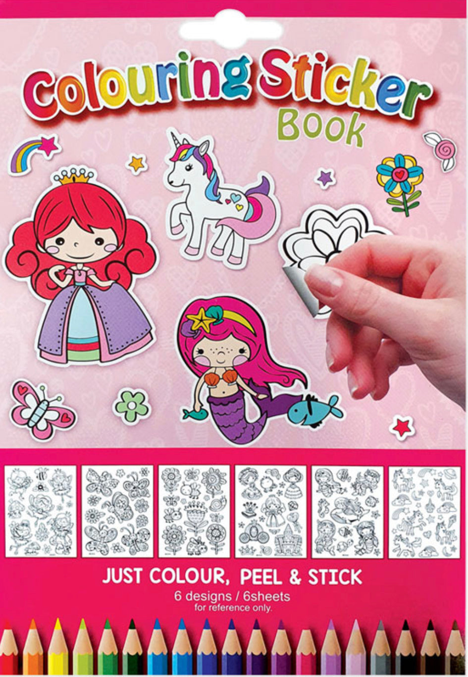 Colour your own Sticker Book