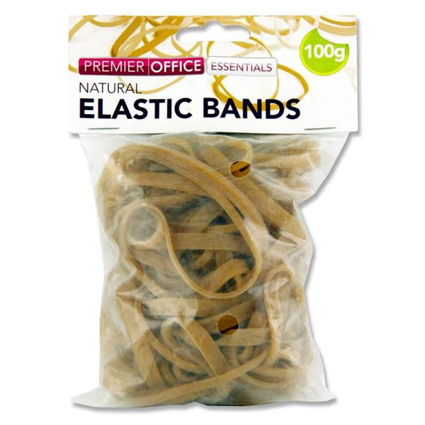 Premier Office Elastic Bands 100g