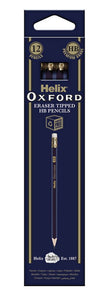 Oxford HB Pencil Eraser Tipped Box of 12